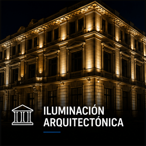 iluminación comercial